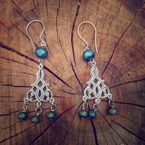 BOHO Antique Sterling Silver Earrings 🌟 FIRM 🌟 - Picture 1 of 3
